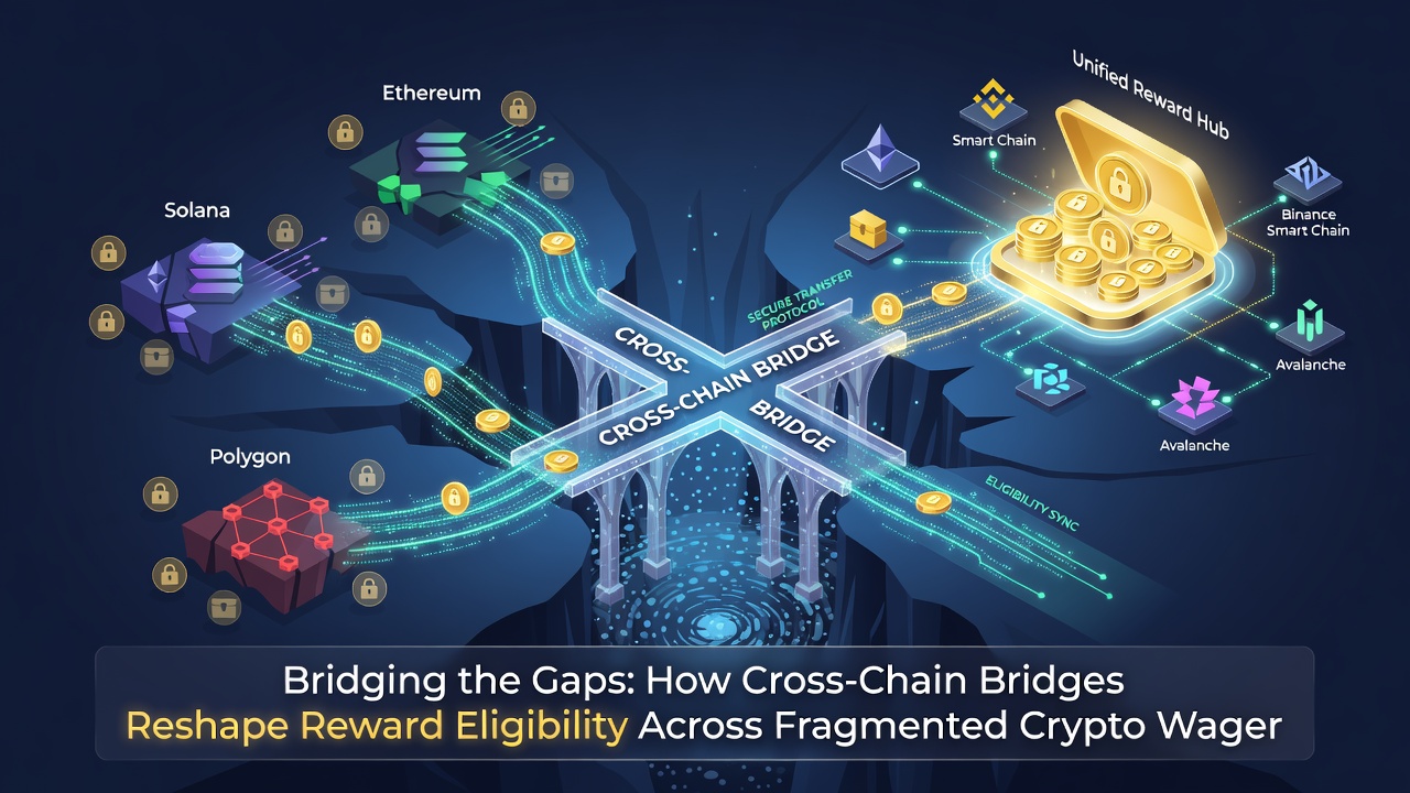 Visualisierung der Belohnungsverteilung über Cross-Chain-Brücken in Krypto-Wettnetzwerken