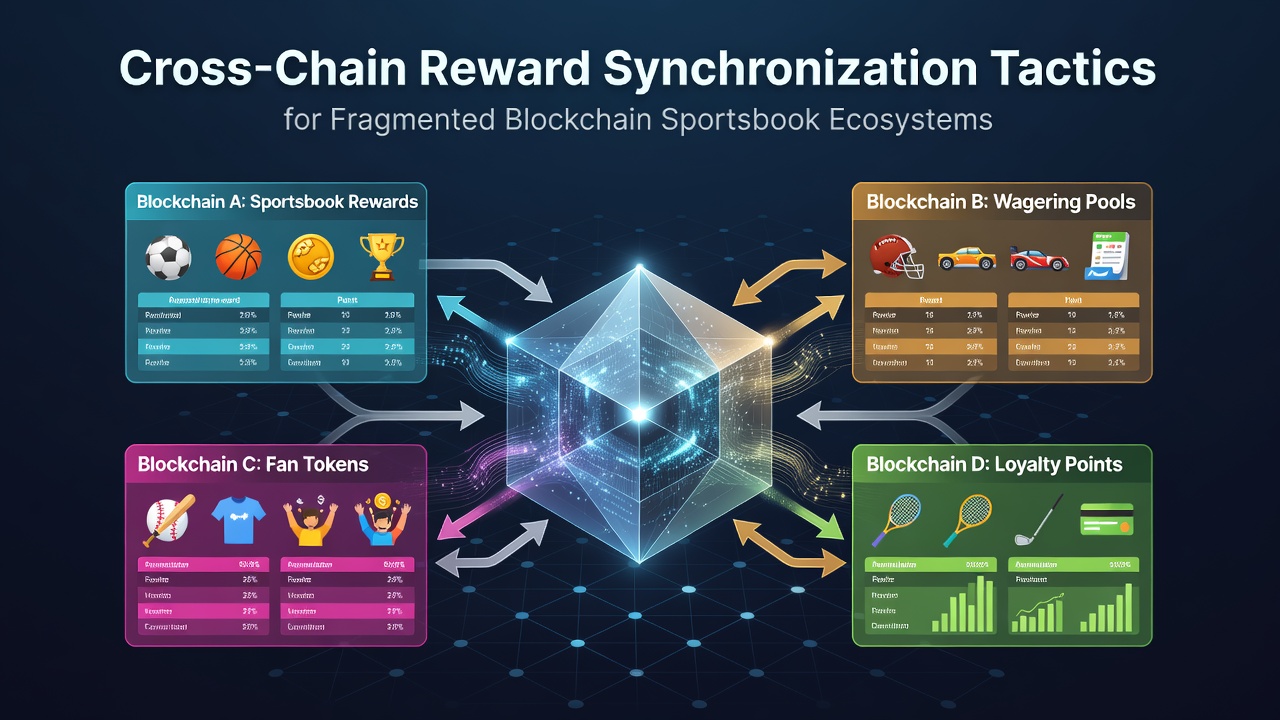 Visualisierung von Cross-Chain-Belohnungssynchronisation in Blockchain-Sportwetten-Ökosystemen