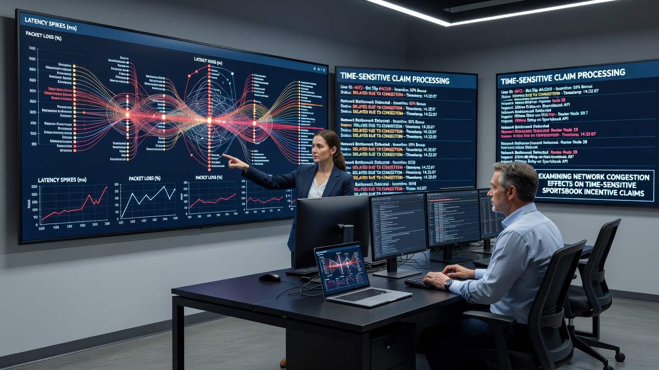 Analyse von Transaktionsverzögerungen durch Netzwerkstaus bei Krypto-Wettboni