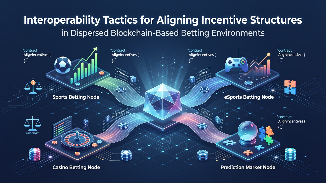Darstellung von interoperablen Blockchain-Netzwerken für Wettplattformen mit verbundenen Knotenpunkten und Anreizmechanismen