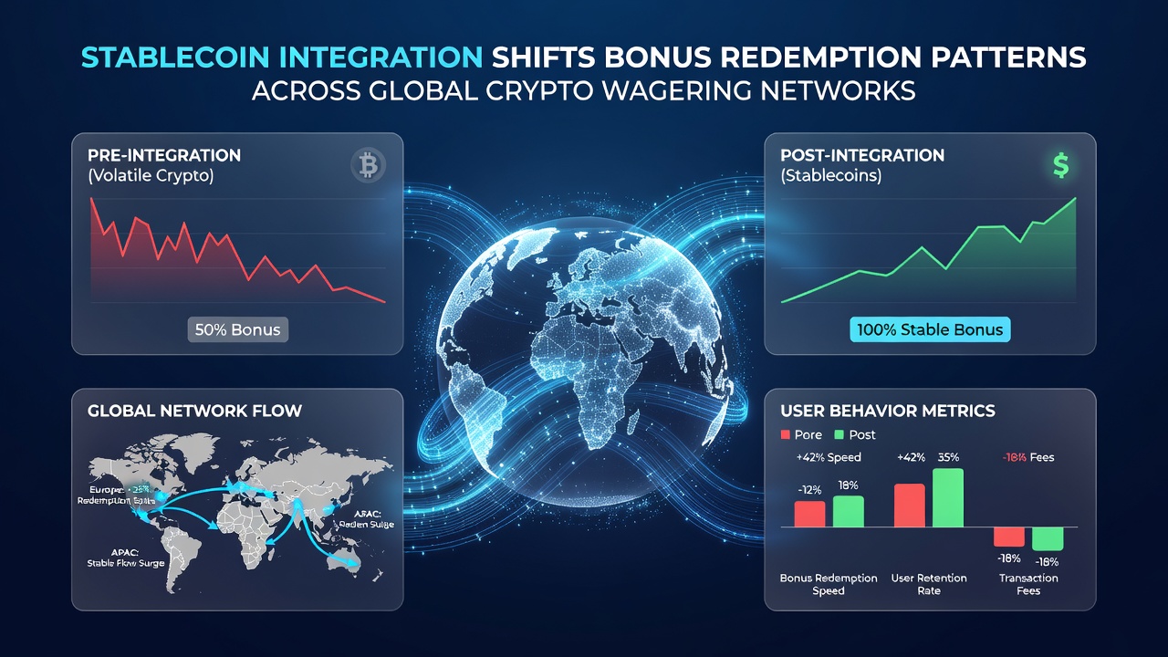 Analyse der veränderten Bonus-Einlösungsmuster durch Stablecoins in globalen Wettnetzwerken