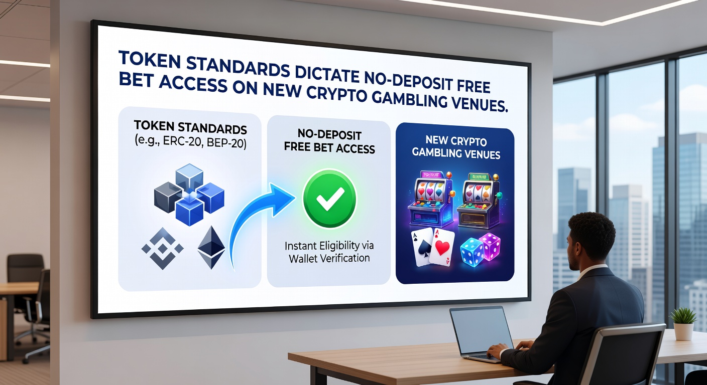 Darstellung von Wallet-Integration und Token-Verifizierung in Krypto-Casinos